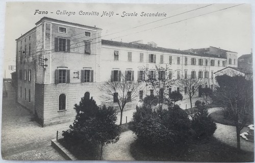 Cartolina fano collegio - cartolina,