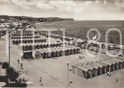 Fano spiaggia 1959 - fano,