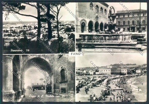 Pesaro fano foto cartolina - foto, fg