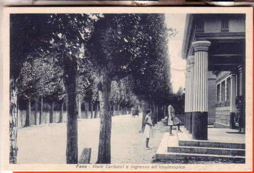 Cartolina fano non viaggiata - cartolina,