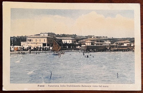Cartolina epoca fano - cartolina, (pu)