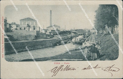 Bf684 cartolina fana fano - bf684,