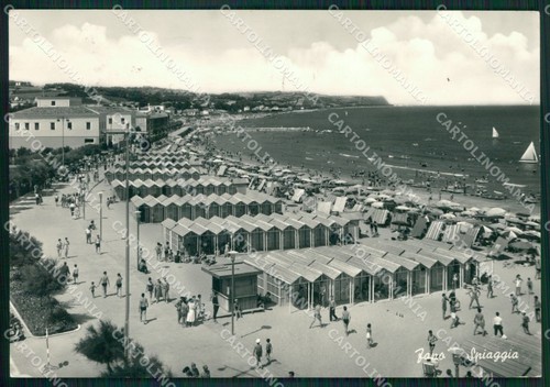 Pesaro fano foto cartolina - pesaro, fg